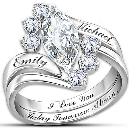 Ring: Love Completes Us Personalized Ring