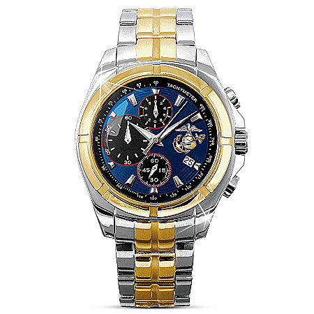 The Few And The Proud USMC Stainless Steel Mens Watch