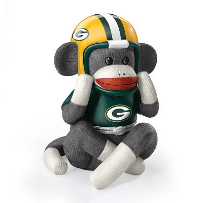 Music Box: Green Bay Packers Sock Monkey Music Box