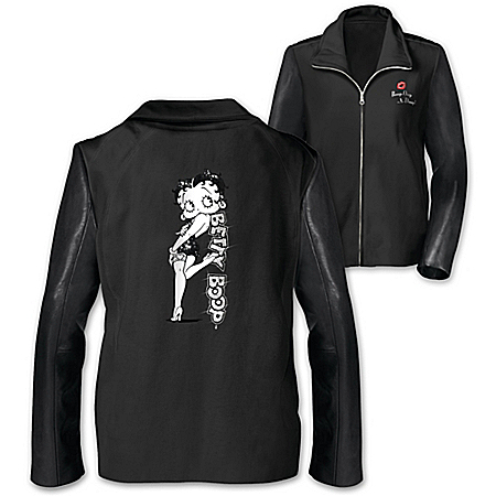 Jacket: Timeless Style Betty Boop Women's Knit Jacket