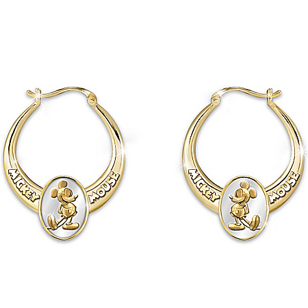 Earrings: Celebrate Mickey! Hoop Earrings
