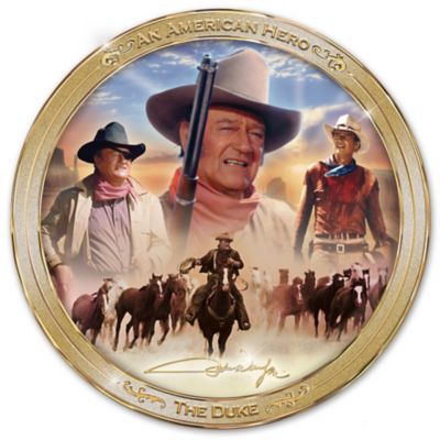 Collector Plate: An American Hero: John Wayne Collector Plate