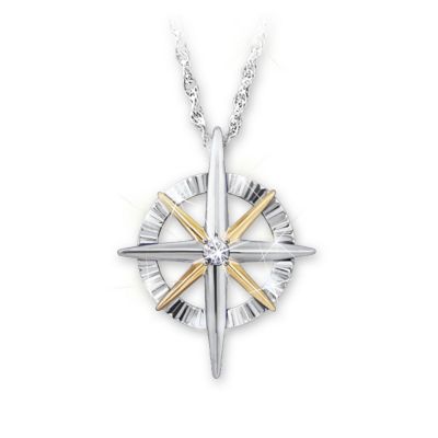 Women's Pendant: Light Of Faith Diamond Pendant Necklace