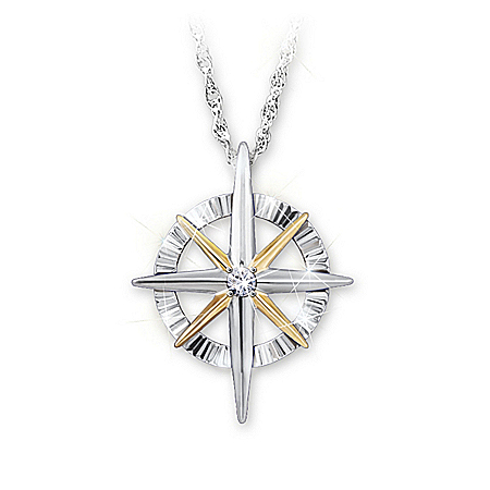 Women's Pendant: Light Of Faith Diamond Pendant Necklace