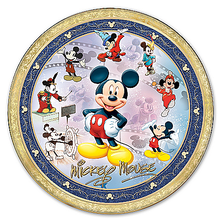 Collector Plate: Timeless Treasures: Mickey Mouse Masterpiece Collector Plate