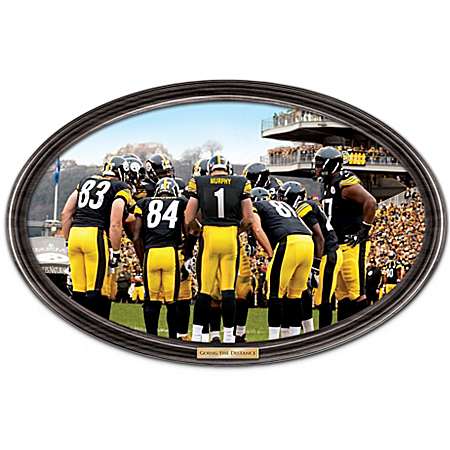 Wall Decor: Going The Distance Pittsburgh Steelers Personalized Wall Decor
