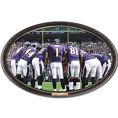 Wall Decor: Going The Distance Baltimore Ravens Personalized Wall Decor