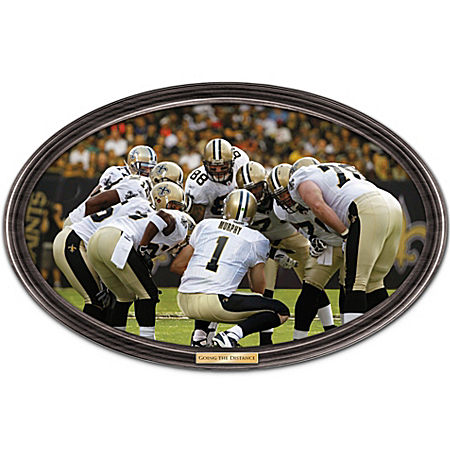 Wall Decor: Going The Distance New Orleans Saints Personalized Wall Decor