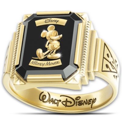 Ring: Disney Mickey Mouse 1928 Commemorative With 18K-Gold Plating