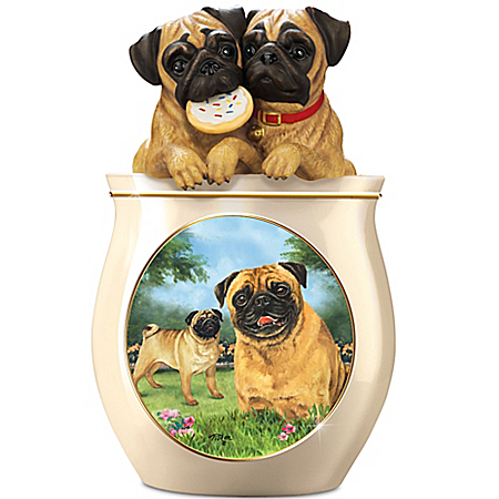 Linda Picken Cookie Capers: The Pug Cookie Jar