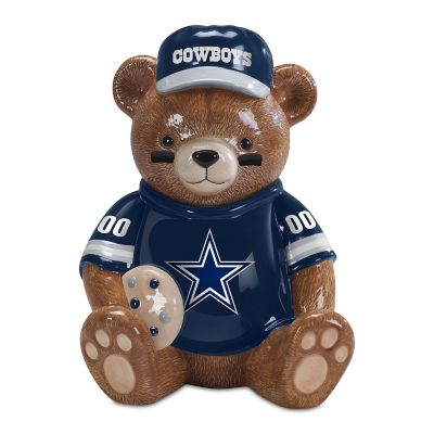 Dallas Cowboys Touchdown Teddy Cookie Jar