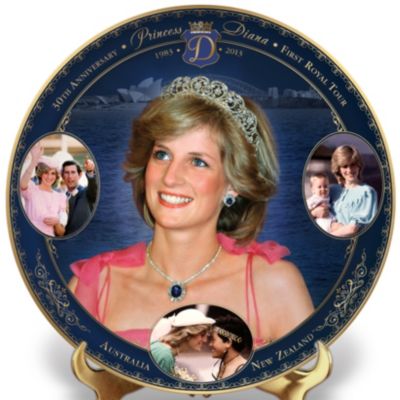 Collector Plate: Princess Diana First Royal Tour Collector Plate