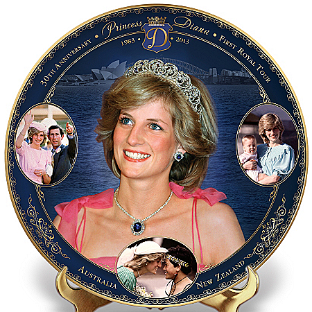 Collector Plate: Princess Diana First Royal Tour Collector Plate