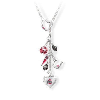 Women's Necklace: Ohio State Buckeyes Good Luck Necklace