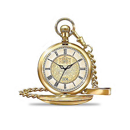Watch: Remember The Alamo Commemorative Pocket Watch