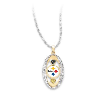 Women's Necklaces And Pendants: For The Love Of The Game Steelers Pendant Necklace