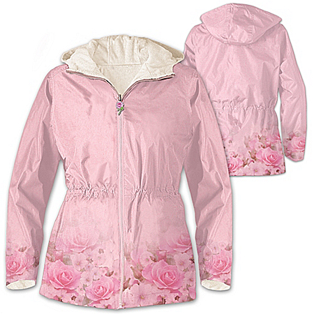 Jacket: Blush Of Beauty Anorak Fleece-Lined Womens Jacket