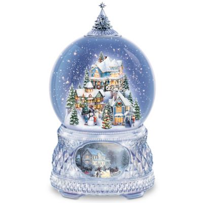 Thomas Kinkade Home For The Holidays Snowglobe