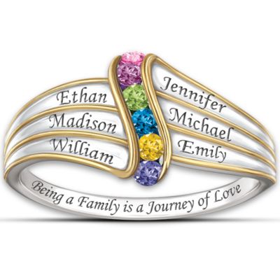 Women's Ring: Journey Of Love Personalized Ring