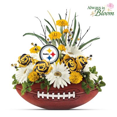 Steelers Blooming With Fan Pride Table Centerpiece