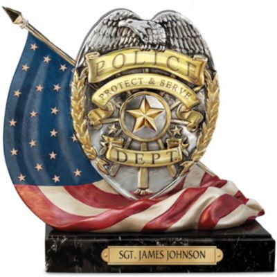 Sculpture: The Shield Of Honor Personalized Sculpture