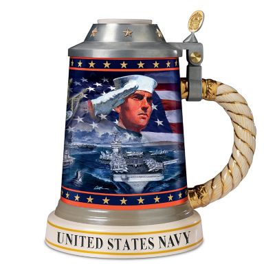 Stein: Strength And Honor U.S. Navy Pride Stein