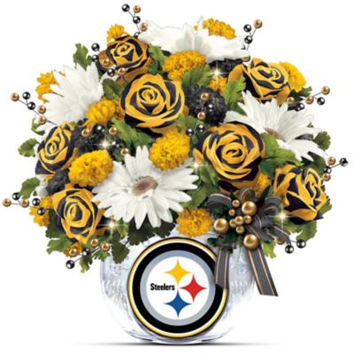 Pittsburgh Steelers Blooming With Pride Table Centerpiece