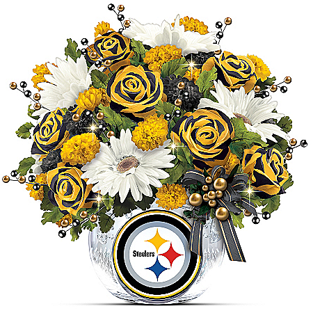 Pittsburgh Steelers Blooming With Pride Table Centerpiece