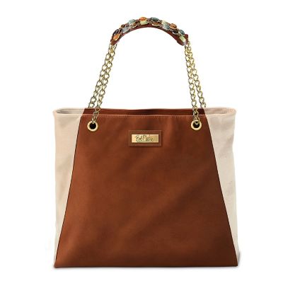 Bob Mackie Malibu Leather Tote Bag