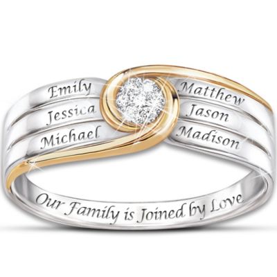 Ring: Joined In Love Personalized Diamond Ring