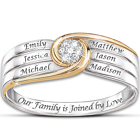 Ring: Joined In Love Personalized Diamond Ring