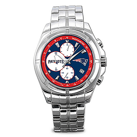 Watch: New England Patriots NFL Chronograph Mens Watch
