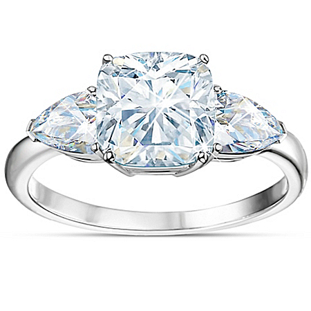 Handcrafted Sterling Silver Royal Legacy Diamonesk Ring