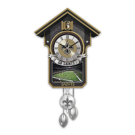 Cuckoo Clock: New Orleans Saints Cuckoo Clock