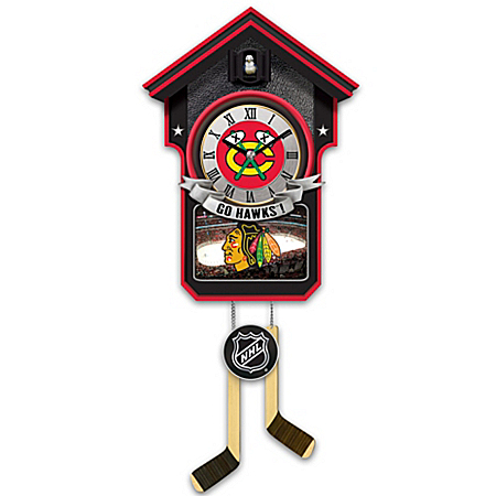 Cuckoo Clock: Chicago Blackhawks® Cuckoo Clock