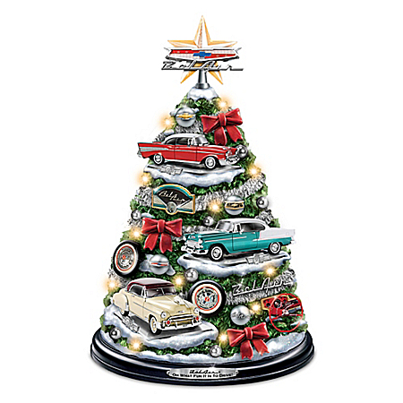 Chevrolet Bel Air: Oh What Fun It Is To Drive Illuminated Tabletop Tree