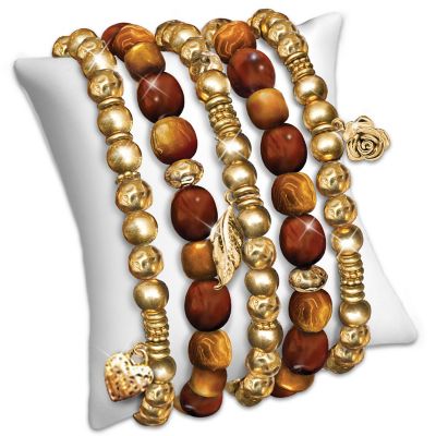 Bracelets: Facets Of You Desert Sunset Bracelet Set