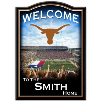 Texas Longhorns Personalized Wall Decor