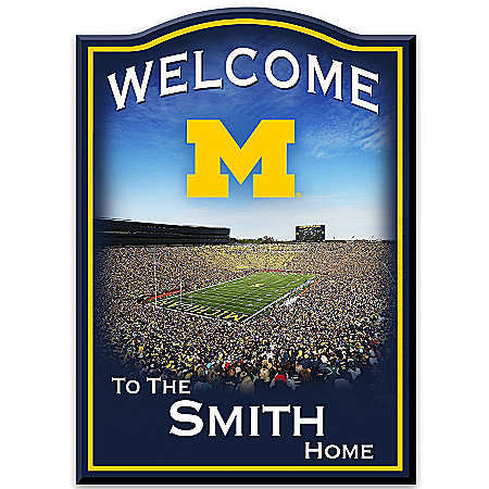 Michigan Wolverines Personalized Wall Decor