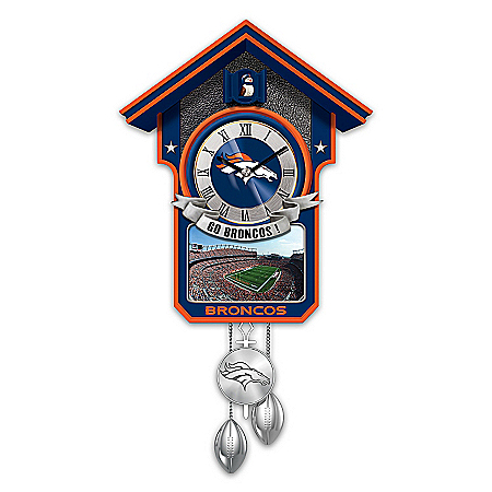 Cuckoo Clock: Denver Broncos Cuckoo Clock