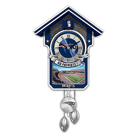 Cuckoo Clock: New England Patriots Cuckoo Clock