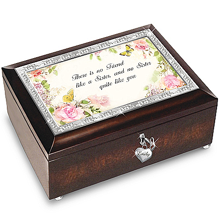 Music Box: My Sister, My Friend Personalized Music Box