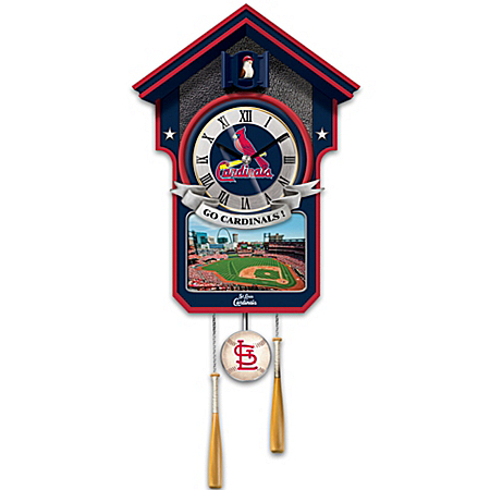 Cuckoo Clock: Moments Of Greatness St. Louis Cardinals Cuckoo Clock