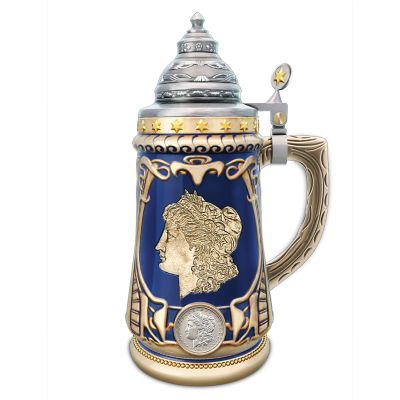 Morgan Silver Dollar Stein