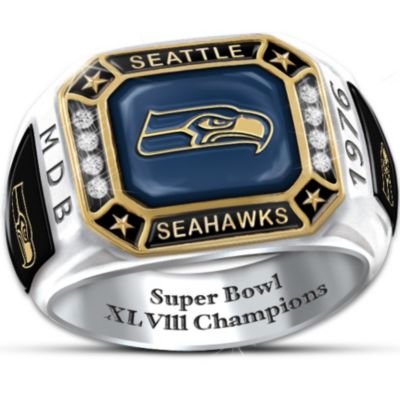 Ring: Seahawks Pride Personalized Commemorative Ring