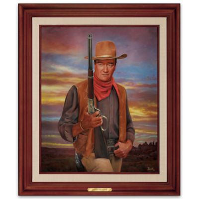 John Wayne: Legend Of The West Wall Decor By Bruce Emmett