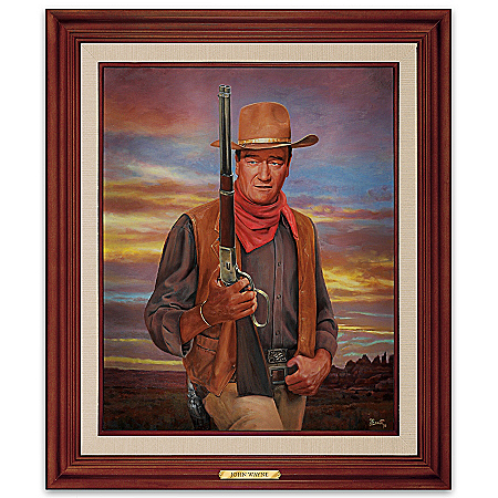 John Wayne: Legend Of The West Wall Decor By Bruce Emmett