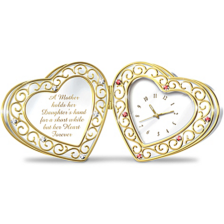 A Mother's Love Forever Personalized Clock
