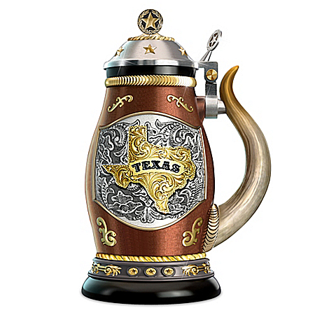Texas Pride Heirloom Porcelain Stein