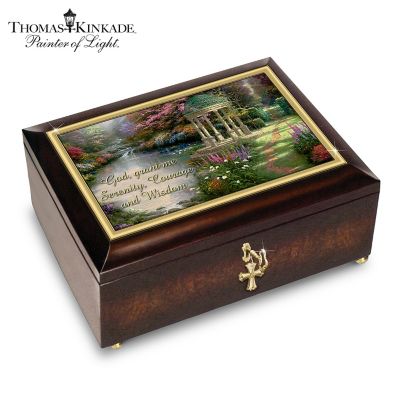 Thomas Kinkade Serenity Prayer Music Box